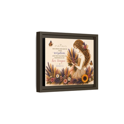 Christian Wall Art | Floral Woman