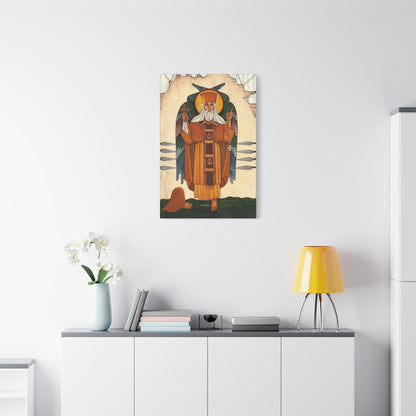Matte Canvas, Stretched, 1.25" Abune Teklehaimanot አቡነ ተክለሃይማኖት