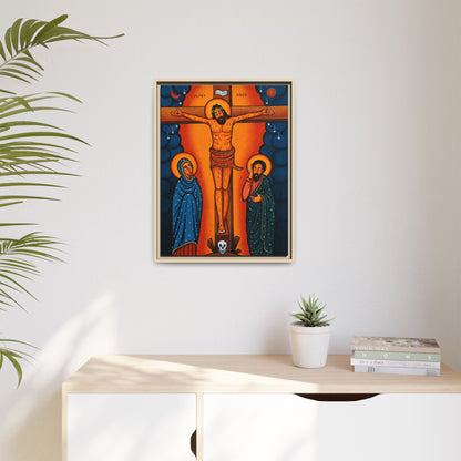 ኢየሱስ ክርስቶስ Jesus Christ Matte Canvas, Framed (Multi-color)