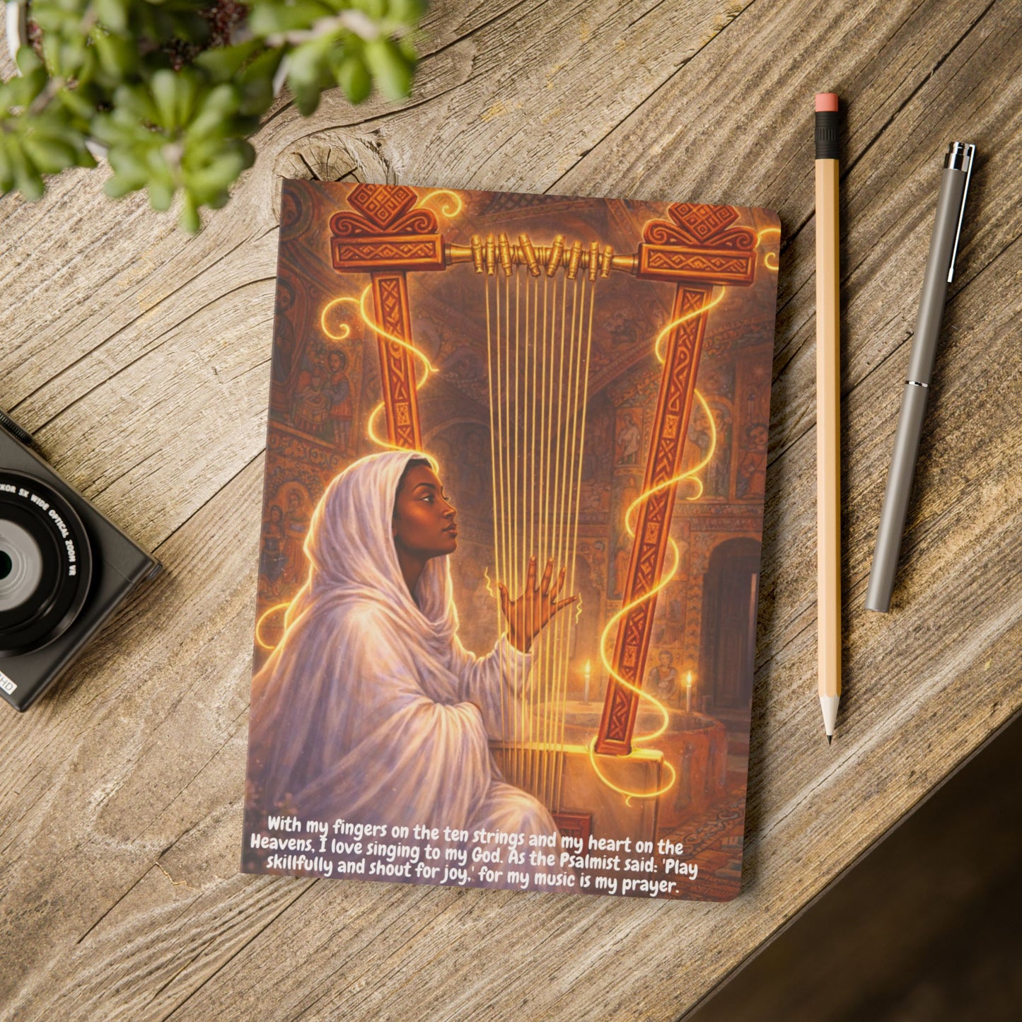 Begena Class (with Inside Prints) notebook - በገና መማርያ ደብተር