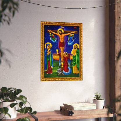 The Crucifixion of Our Lord የጌታችን ስቅለት - Matte Vertical Posters