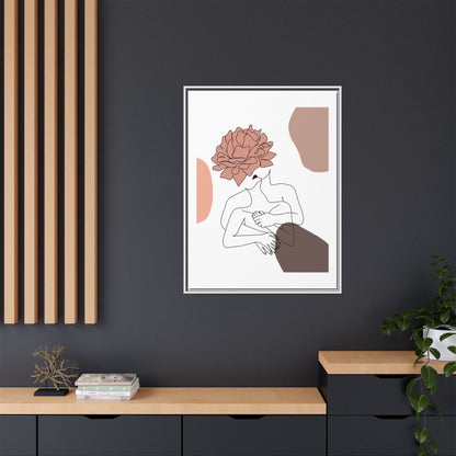 Matte Canvas, Framed (Multi-color)