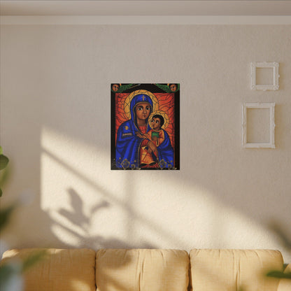 Virgin Mary Matte Canvas, Stretched, 0.75" (Multi-Size)