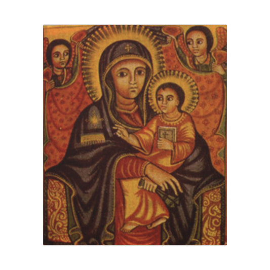 Virgin Mary Canvas Art Wraps, 1.6" ማርያም ድንግል