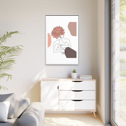 Matte Canvas, Framed (Multi-color)