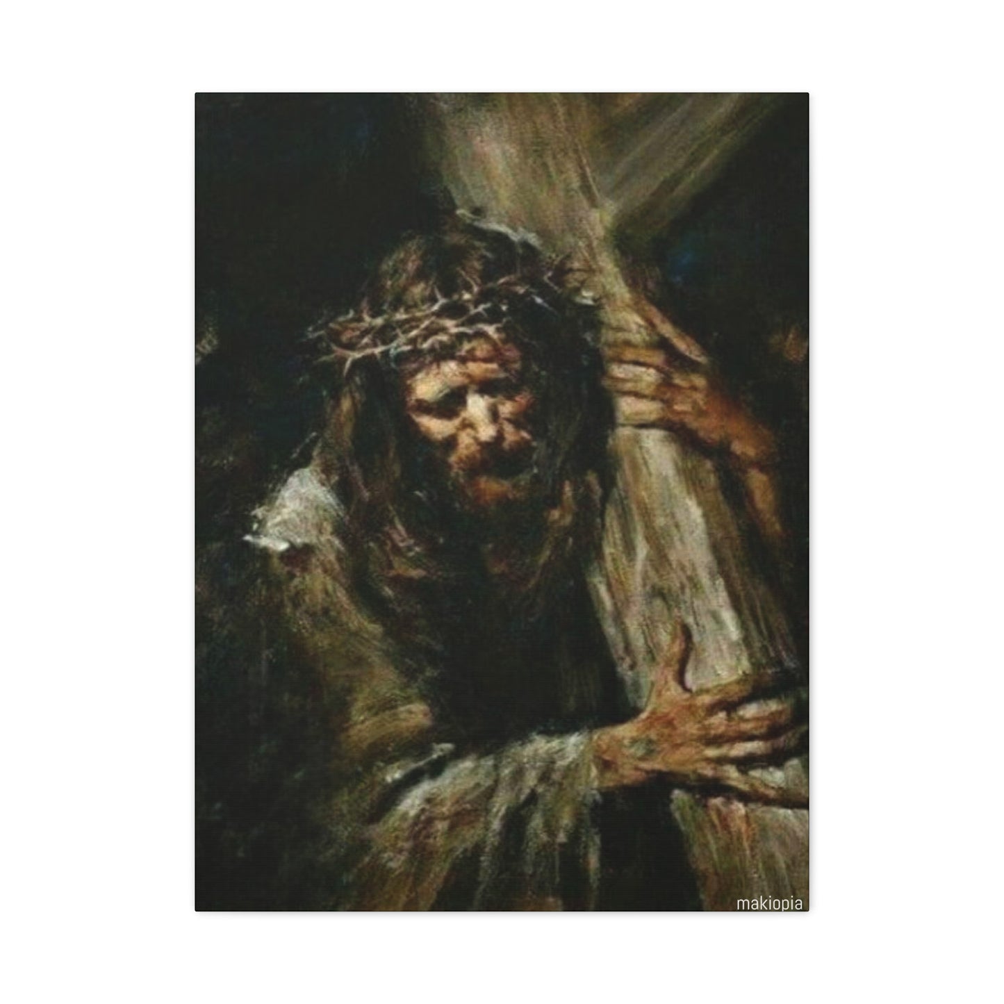 Matte Canvas, Stretched, 1.25" Jesus Christ ኢየሱስ ክርስቶስ