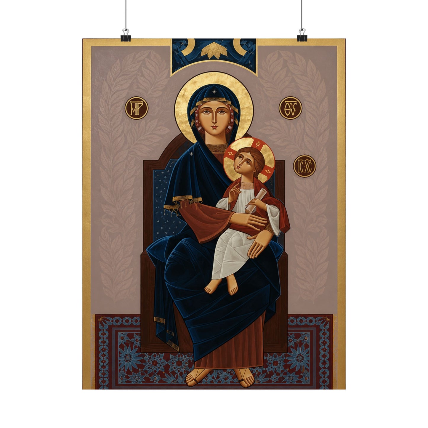 ቅድስት ድንግክ ማርያም Virgin Mary - Matte Vertical Posters