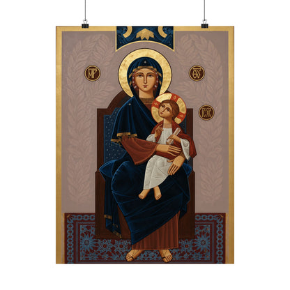 ቅድስት ድንግክ ማርያም Virgin Mary - Matte Vertical Posters