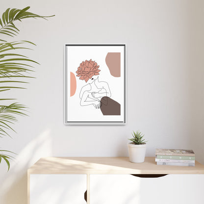 Matte Canvas, Framed (Multi-color)