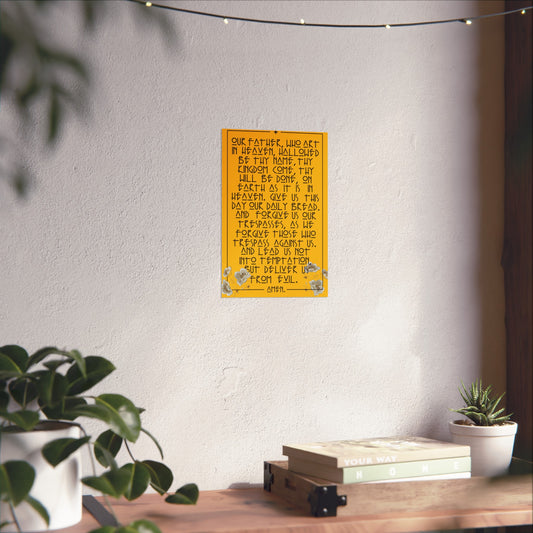 Copy of Fine Art Posters Psalms 23 Our Father