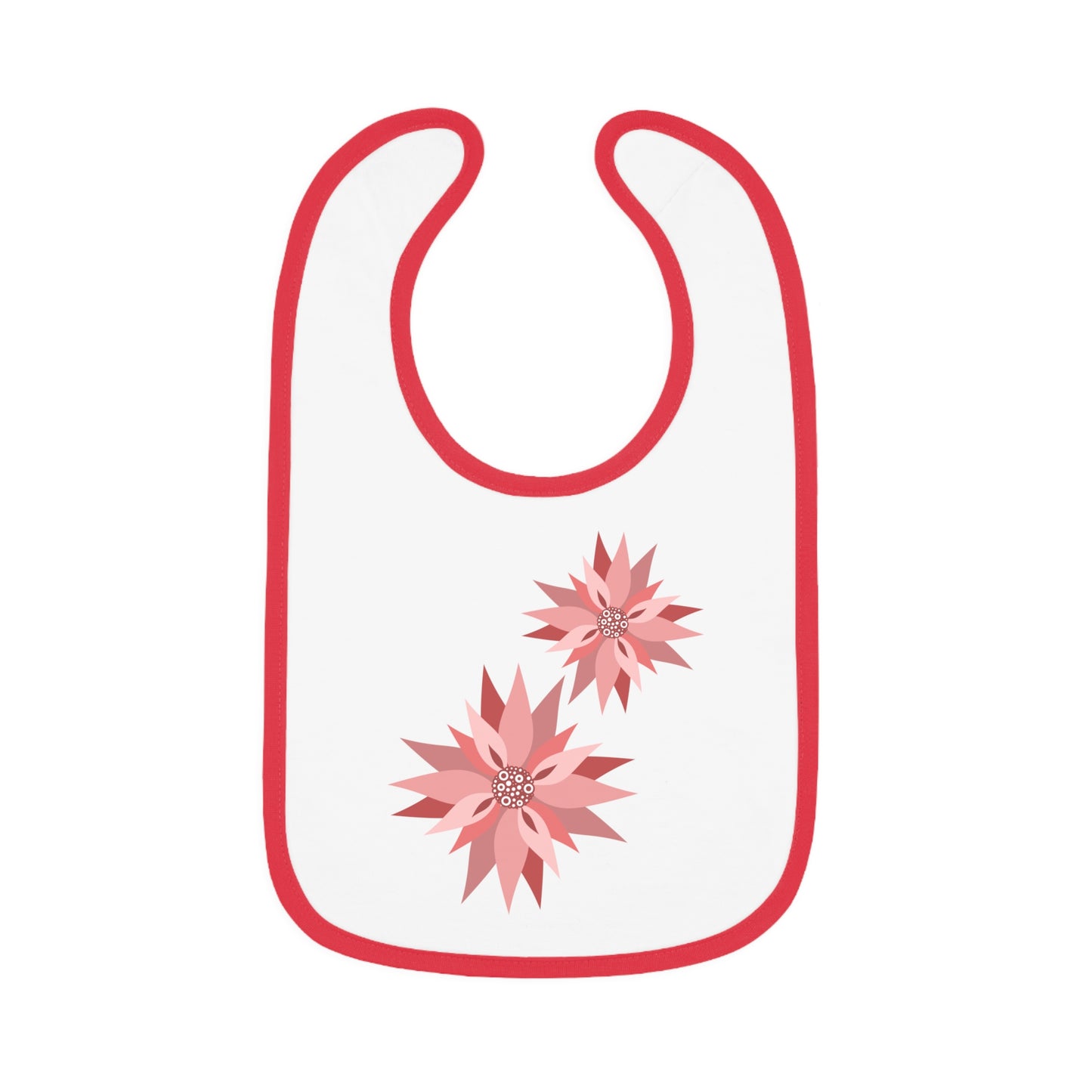 Baby Contrast Trim Jersey Bib