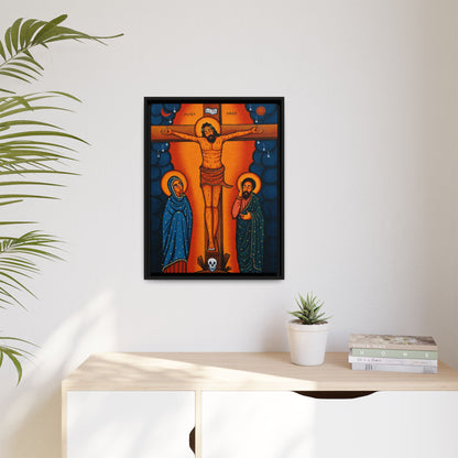 ኢየሱስ ክርስቶስ Jesus Christ Matte Canvas, Framed (Multi-color)