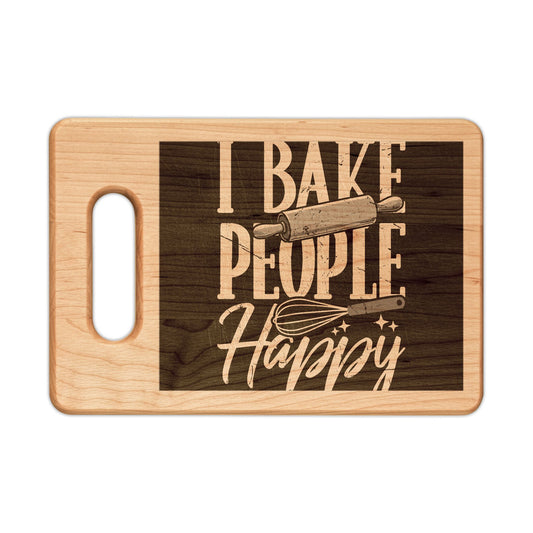 Wooden Cutting Board (Engraving) for kitchen decorations