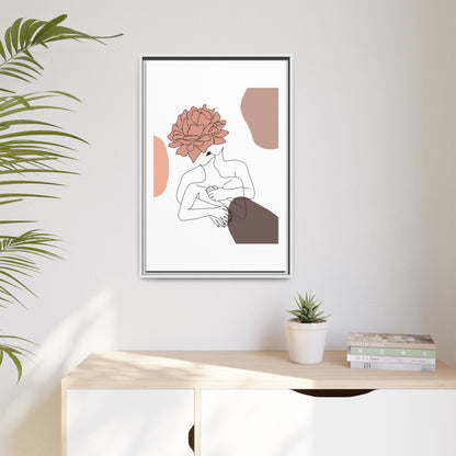 Matte Canvas, Framed (Multi-color)