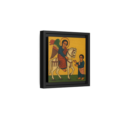 Matte Canvas, Framed (Multi-color) Saint Michael ቅዱስ ሚካኤል