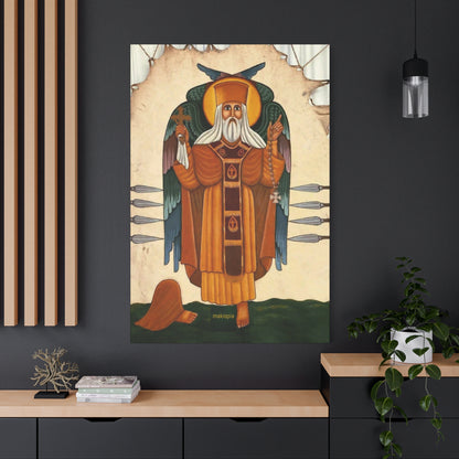 Matte Canvas, Stretched, 1.25" Abune Teklehaimanot አቡነ ተክለሃይማኖት