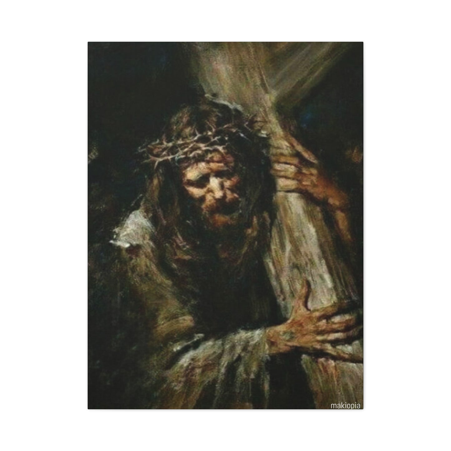 Matte Canvas, Stretched, 1.25" Jesus Christ ኢየሱስ ክርስቶስ