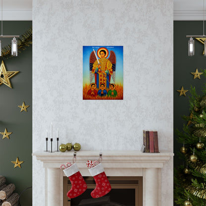 Saint Gabriel ቅዱስ ገብርኤል - Matte Vertical Posters