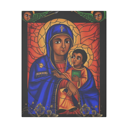 Virgin Mary Matte Canvas, Stretched, 0.75" (Multi-Size)