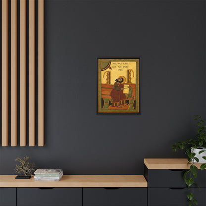 ቅዱስ ዮሐንስ ወንጌላዊ - St. John the Evangelist Matte Canvas, Framed (Multi-color)