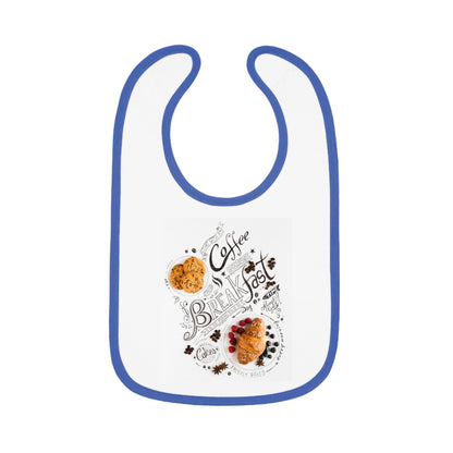 Baby Contrast Trim Jersey Bib
