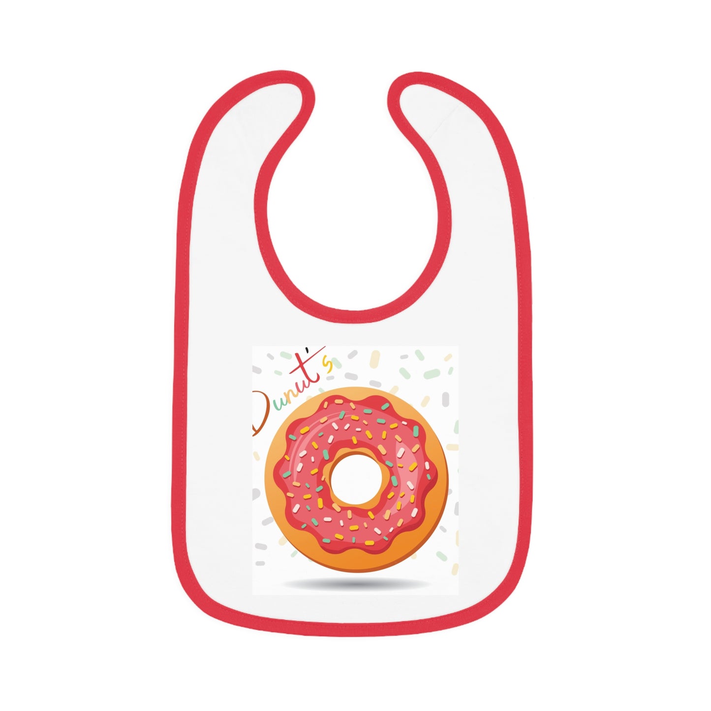 Baby Contrast Trim Jersey Bib