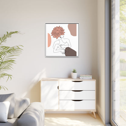 Matte Canvas, Framed (Multi-color)