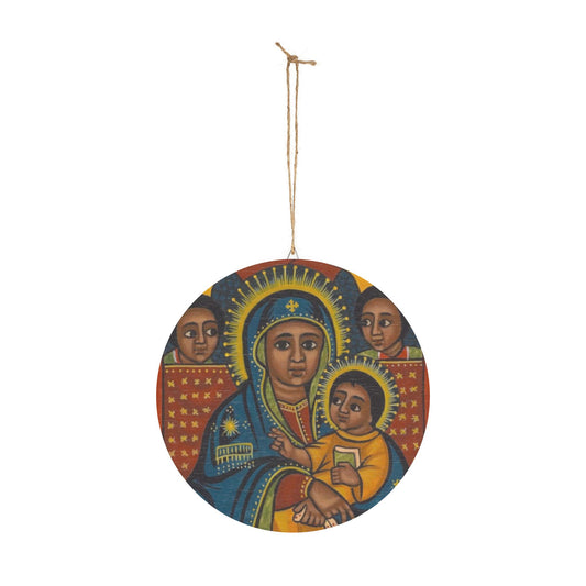 Virgin Mary ድንግል ማርያም - Wood Signs