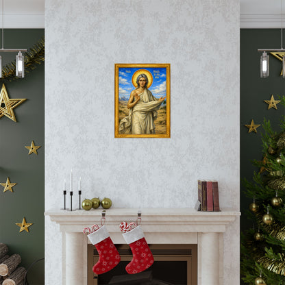 Mary the Egyptian ማርያም ግብፃዊት - Matte Vertical Posters