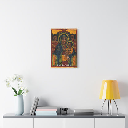 Matte Canvas, Stretched, 1.25" Saint Mary ድንግል ማርያም