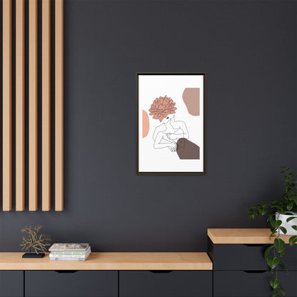 Matte Canvas, Framed (Multi-color)