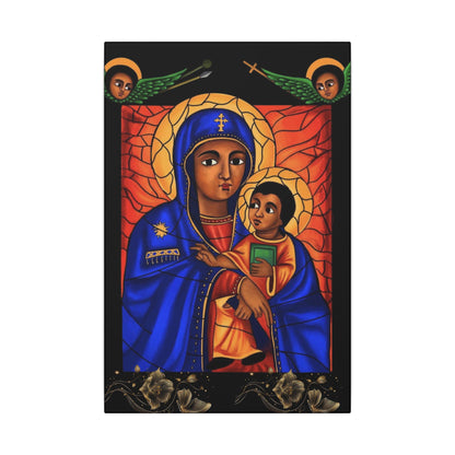 Virgin Mary Matte Canvas, Stretched, 0.75" (Multi-Size)