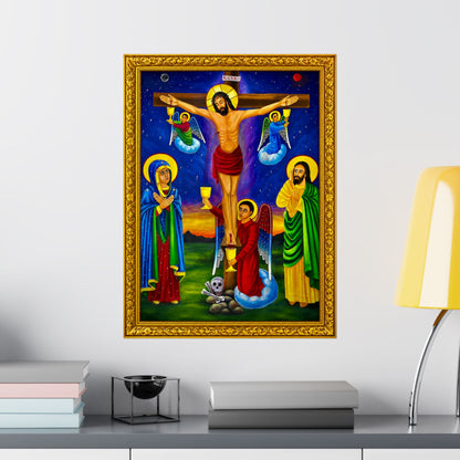The Crucifixion of Our Lord የጌታችን ስቅለት - Matte Vertical Posters