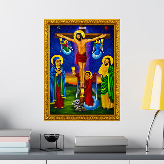 The Crucifixion of Our Lord የጌታችን ስቅለት - Matte Vertical Posters