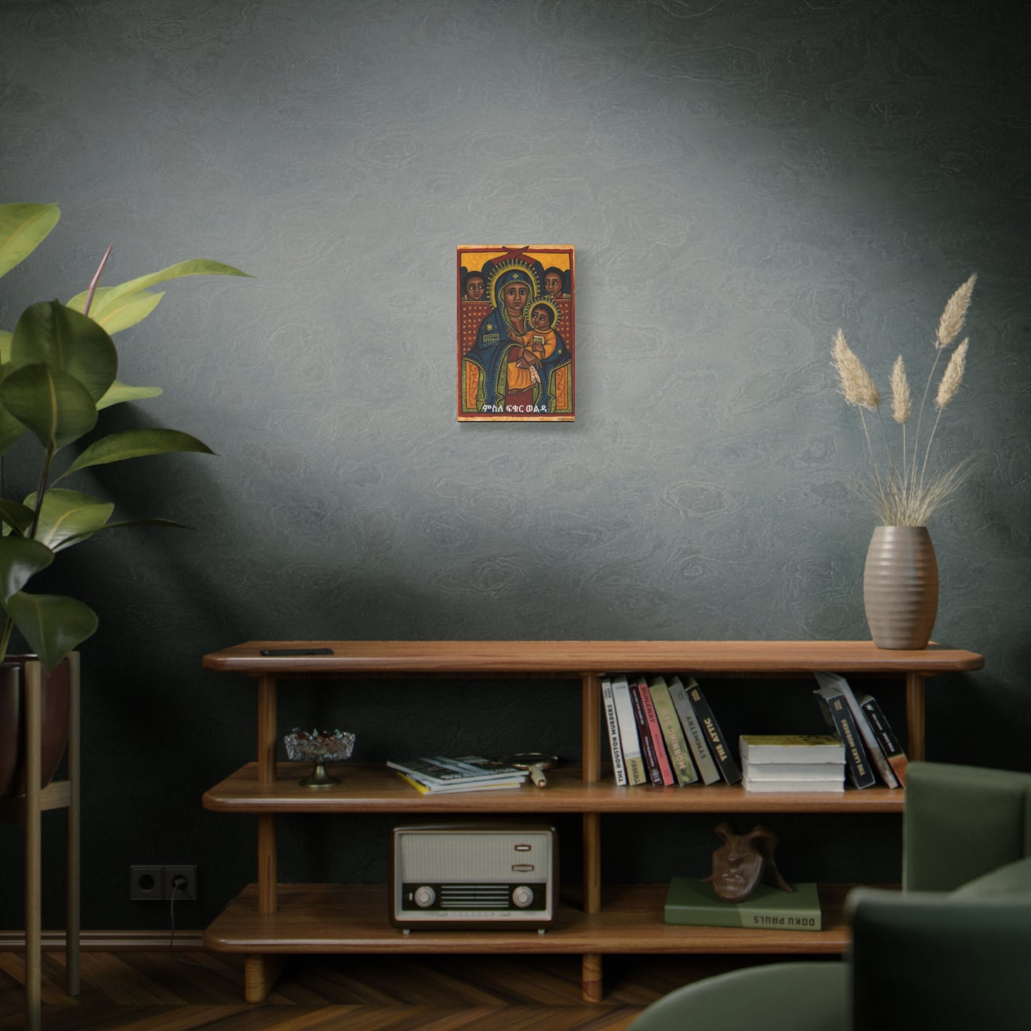 Matte Canvas, Stretched, 1.25" Saint Mary ድንግል ማርያም