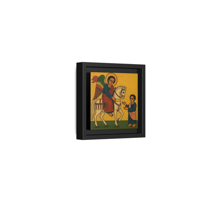 Matte Canvas, Framed (Multi-color) Saint Michael ቅዱስ ሚካኤል
