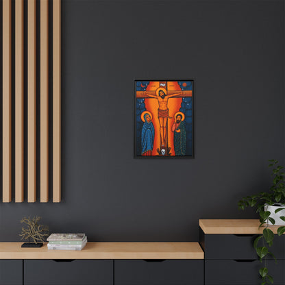 ኢየሱስ ክርስቶስ Jesus Christ Matte Canvas, Framed (Multi-color)