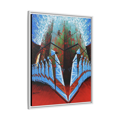 Matte Canvas, Framed (Multi-color)