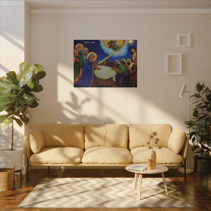 Matte Canvas, Stretched, 0.75" (Multi-Size) የጌታ ልደት Nativity