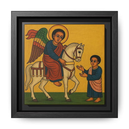 Matte Canvas, Framed (Multi-color) Saint Michael ቅዱስ ሚካኤል