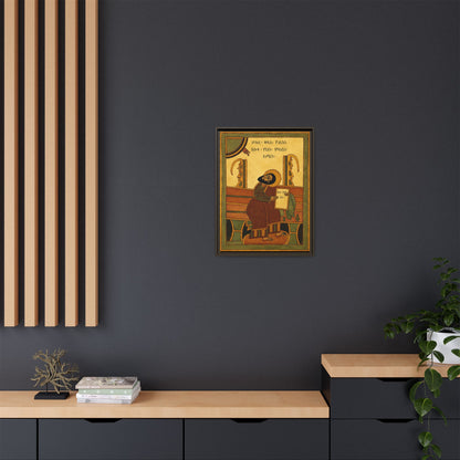 ቅዱስ ዮሐንስ ወንጌላዊ - St. John the Evangelist Matte Canvas, Framed (Multi-color)