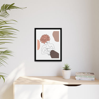 Matte Canvas, Framed (Multi-color)