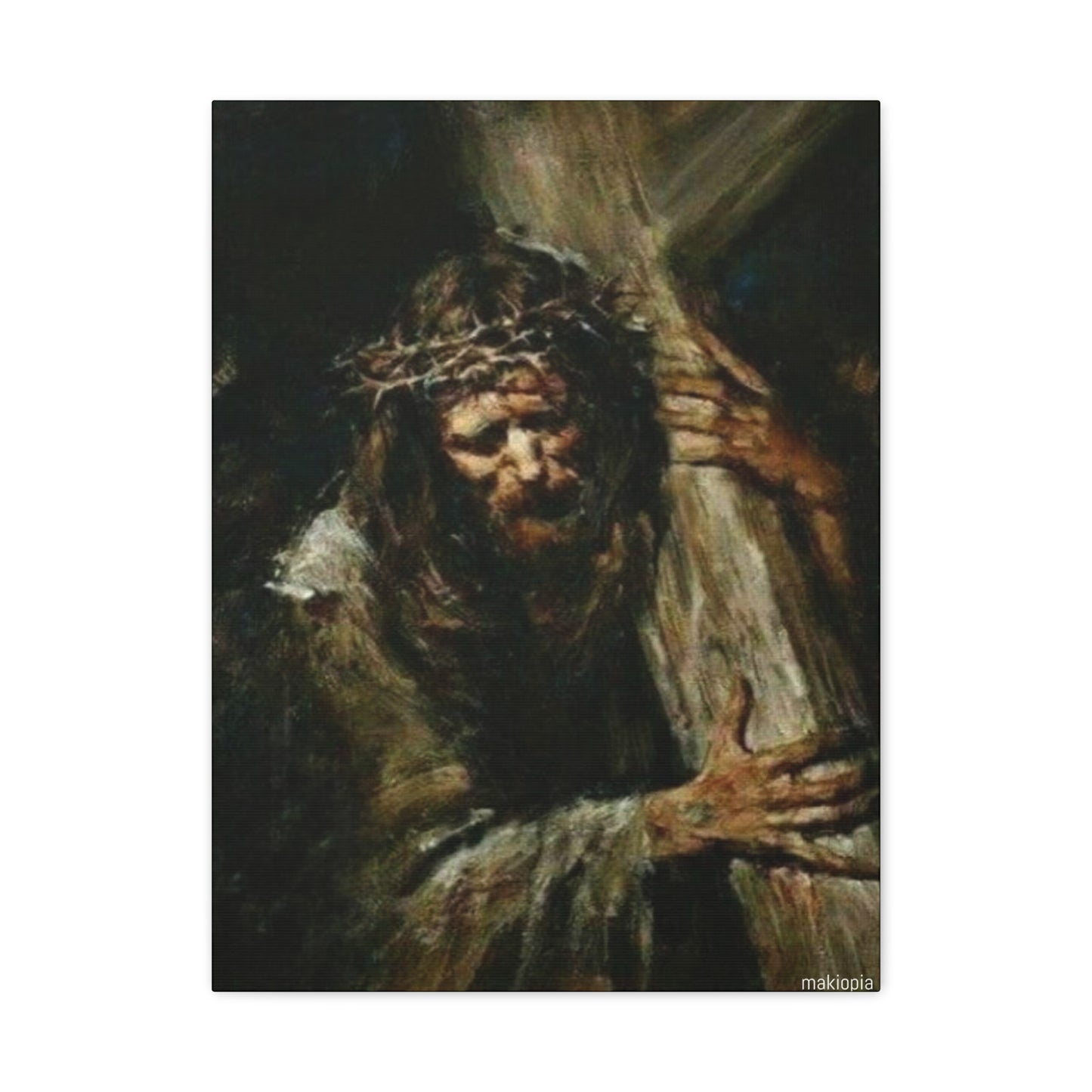 Matte Canvas, Stretched, 1.25" Jesus Christ ኢየሱስ ክርስቶስ