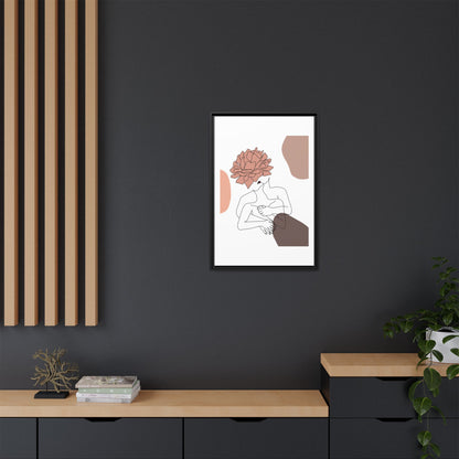 Matte Canvas, Framed (Multi-color)