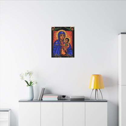 Virgin Mary Matte Canvas, Stretched, 0.75" (Multi-Size)