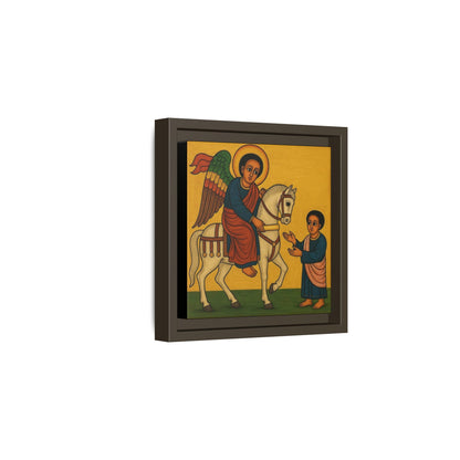 Matte Canvas, Framed (Multi-color) Saint Michael ቅዱስ ሚካኤል