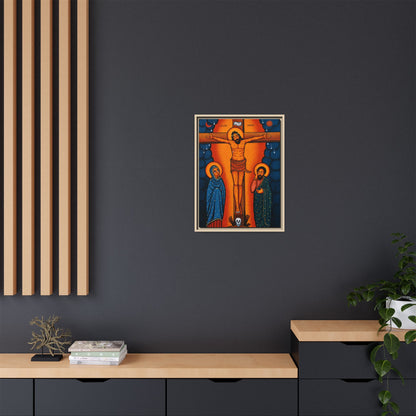 ኢየሱስ ክርስቶስ Jesus Christ Matte Canvas, Framed (Multi-color)