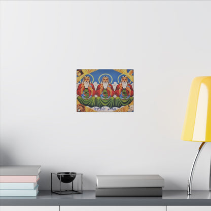 Matte Canvas, Stretched, 0.75" (Multi-Size) Holy Trinity Icon