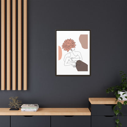 Matte Canvas, Framed (Multi-color)