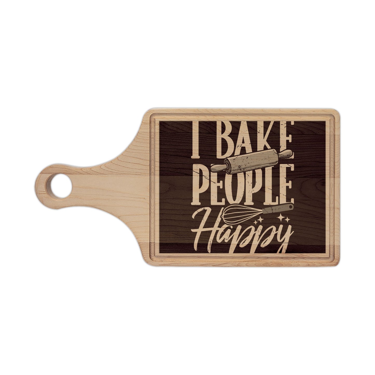 Wooden Cutting Board (Engraving) for kitchen decorations